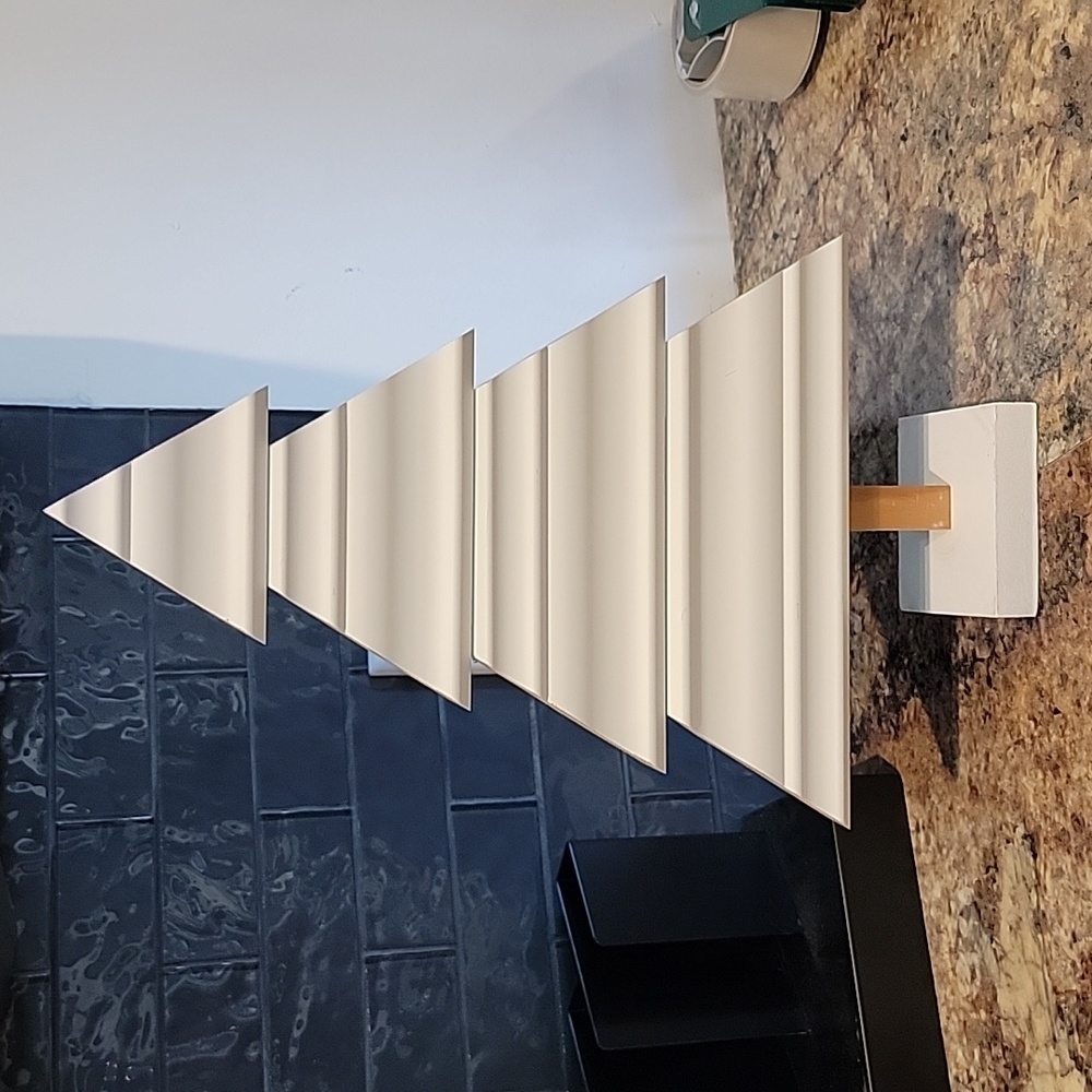 Handmade wooden Christmas tree